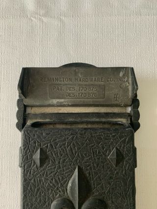 Vintage Wall Mount Mail Box Remington Hardware Co.  York 2