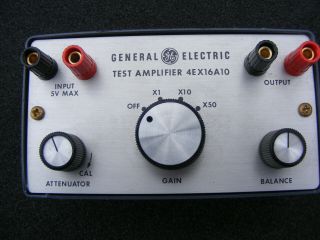 Vintage Ge Mastr Ii,  Mastr Exc Ii,  Test Amplifier 4ex16a10&19c311370g1 Rf Probe