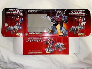 Vintage G1 1985 Transformers Dinobot Slag Hasbro - Box Only