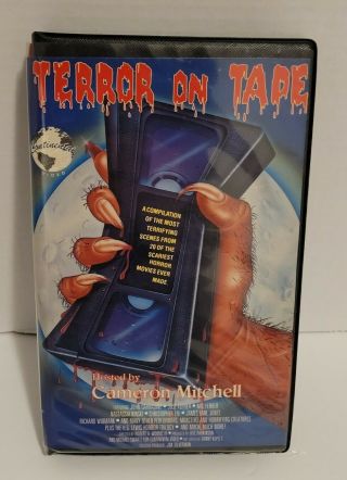 Vintage Terror On Tape Vhs Clamshell Horror Rare