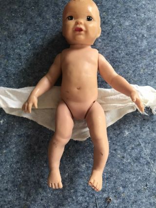 Vintage Terri Lee Baby Linda Tiny Rubber Old Baby Doll TLC Unmarked 3