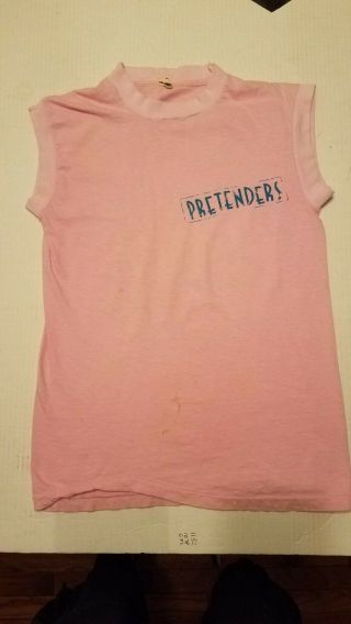 Vintage Pretenders 1983 Tour Concert T Shirt Women 