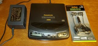 Vintage Japanese Panasonic Sl - Np1a Xbs Portable Cd Player & Looks Great