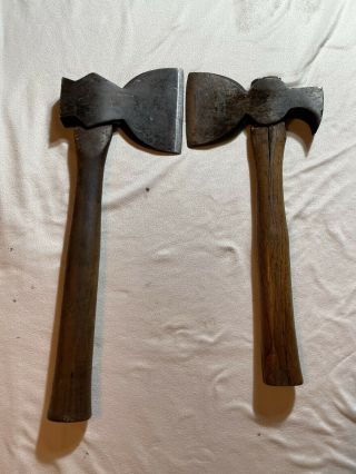 2 Vintage Plumb 2 Pound Hatchets Camping Carpentry Roofing Firewood