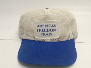 Vintage American Freedom Train All Mesh Snapback Trucker Hat