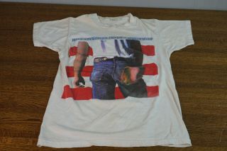 1984 Vtg Bruce Springsteen E Street Band Born Usa Tour Shirt Size M