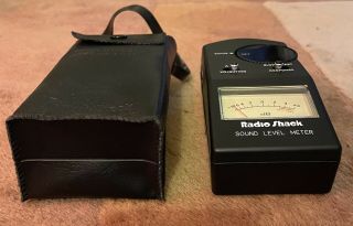 Vintage Realistic / Radio Shack 33 - 2050 Sound Level Meter w/ Case [CLEAN] 2