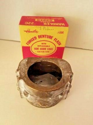 Vintage Forged Denture Flask Handler 22c Dental Laboratory Equipment