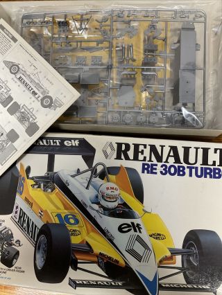 Tamiya 1:20 Renault Re 30b Turbo 20018 Open Box,  Inside 1984 Big Kit