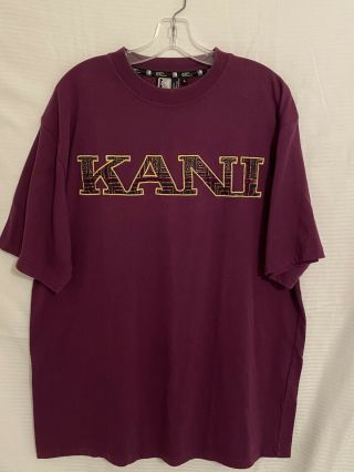 Vintage 90s Purple Karl Kani Men’s Shirt Size Large