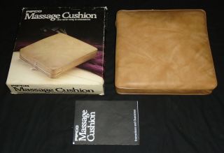 Vintage Pifco Vibratory Massage Vinyl Cushion 1970s For Chair / Oiffice / Floor