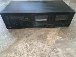 Vintage Jvc Td - W106 Stereo Double Cassette Tape Deck Player And Recorder