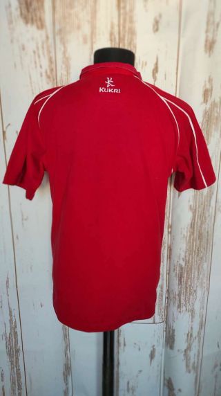 Rare Vintage Malta Kukri Rugby 2005/07 Away Red Jersey Shirt Sz S 2