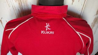 Rare Vintage Malta Kukri Rugby 2005/07 Away Red Jersey Shirt Sz S 3