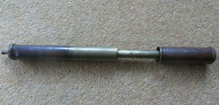 Vintage Brass Welch - Dunlop Bicycle Pump Very Rare Collectible Cycle Motor Bike