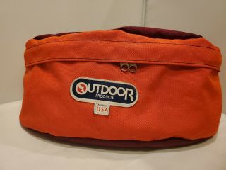 Vintage Outdoor Products Usa Fanny Pack Orange