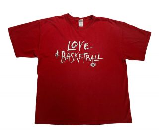 Vintage Love And Basketball Movie Promo T - Shirt Size Xl Rare