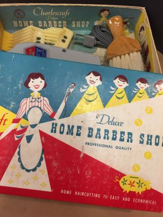 Deluxe Home Barber Shop,  Vintage Set,  Eatons Clippers Trimmer Brush Set