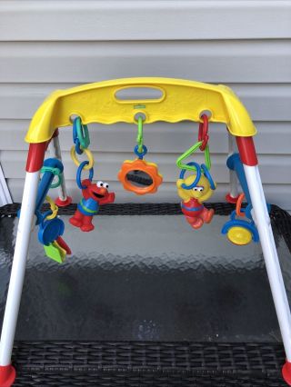 Vintage 90’s Tyco Preschool Baby Sesame Street Play Gym Floor Activity Toy