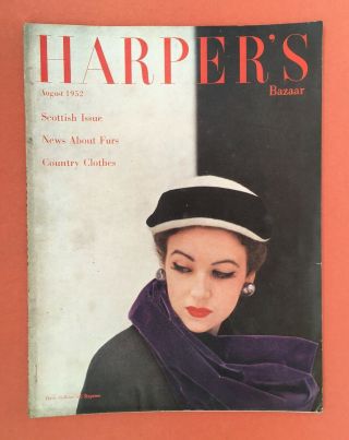 Vintage Harper’s Bazaar August 1952