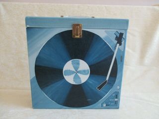 Vintage Cool Retro 33 Lp Album Vinyl Records Carrying Case/storage Box