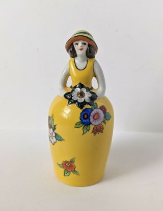 Vintage Art Deco Lady Noritake Ceramic Made In Japan Salt Shaker 1 Only
