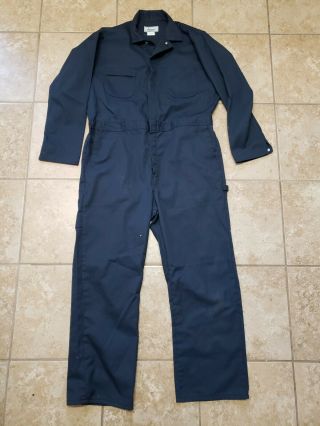 Vtg Style Roebucks Usa Coveralls Navy Mechanic Jumpsuit Michael Myers Sz 46r