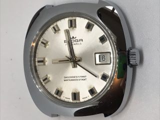 Vnt Eloga T Swiss Made T Watch Vintage Old Mechanical Nos Repair Tritium Dial