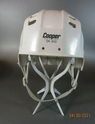 Vintage Cooper Sk 300 Xs Senior Adult Hockey Helmet White