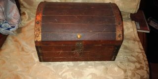 Vintage Wooden Music Box,  No Longer Has The Music