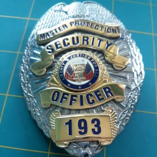Vintage Security Badge.