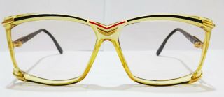 Vintage CAZAL Eyeglasses reading glasses ladies GLASSES Designer frame 80 ' s RARE 2