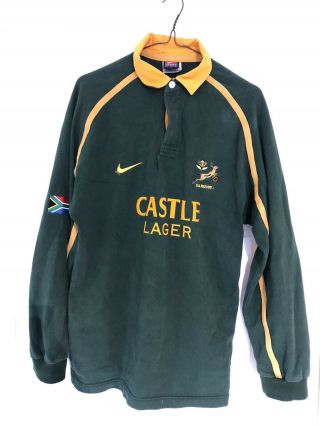 Vintage South Africa Springboks Nike Rugby Jersey Size Small