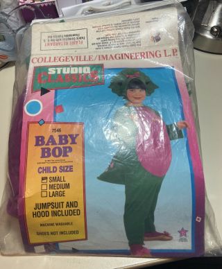 Vintage 1993 Baby Bop Child Halloween Costume Small In Barney