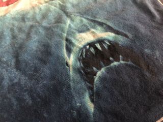 RARE Vintage Jaws Universal Studios Shirt “dun dun dun” Size Medium 3