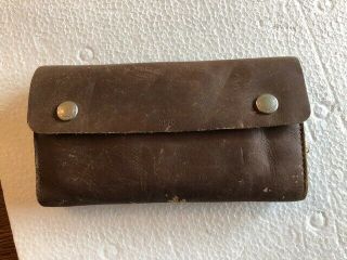 Vintage Fly Fishing Wallet With 23 Vintage Flies