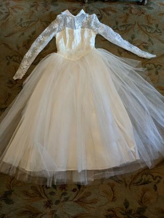 Vintage Bridal Gown,  1950 