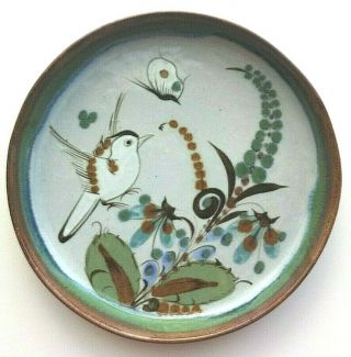 Vintage Ken Edwards El Palomar Mexican Tonala Pottery Plate