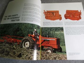 Vintage Allis Chalmers One - Eighty Tractor Brochure 1969 3
