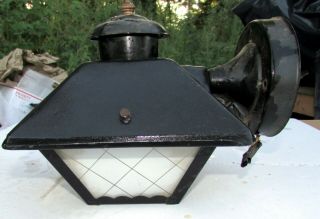 Vintage Lantern Lamp Wall Light Fixture Porch Patio Outdoor Lamp Post Style