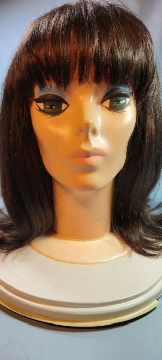 Vintage Human Hair Wig " That Girl " Style - Wig Only