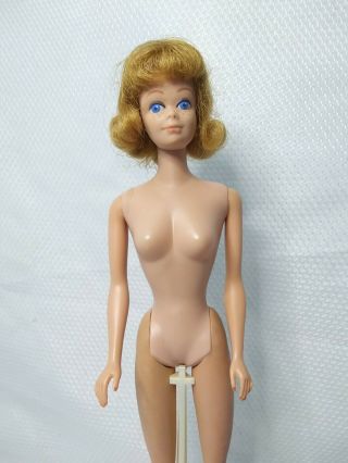 Vintage 1958/1962 Mattel Barbie Midge Straight Leg Doll Blonde/red