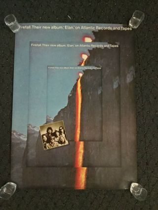 Vintage Firefall Promo Poster Rock