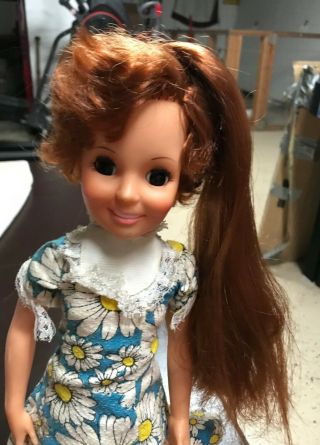 Crissy Doll Hair Grows Ideal 1969 Vintage Shoes Red Hair