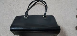 Kate Spade Shoulder Bag Vintage Black Leather Tote
