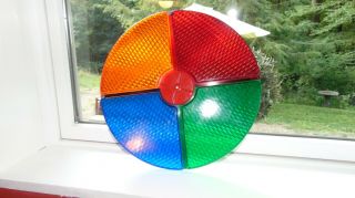Vintage Color Wheel By Gem 4 Aluminum Christmas Tree Lens Disc Only 1950s