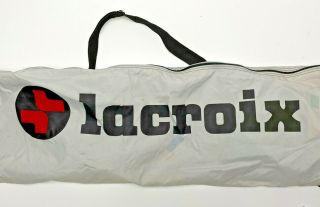 Vintage Lacroix Gray Double Ski Bag 80s