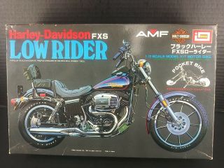 Imai Harley Davidson Fxs Low Rider 1/12 Scale Model Kit Vintage 1982