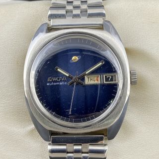 Vintage Swiss Made Enicar Automatic Cal.  147 - 01 - 09 Day Date Men 
