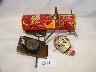 D11. ,  Vintage Marx Wind Up Tin Crazy Car An Other Marx Parts,